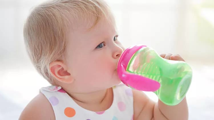 baby and water