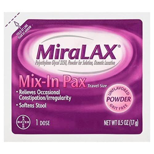 Miralax Dosage In Teaspoons