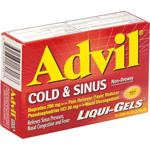 Advil Cold And Sinus