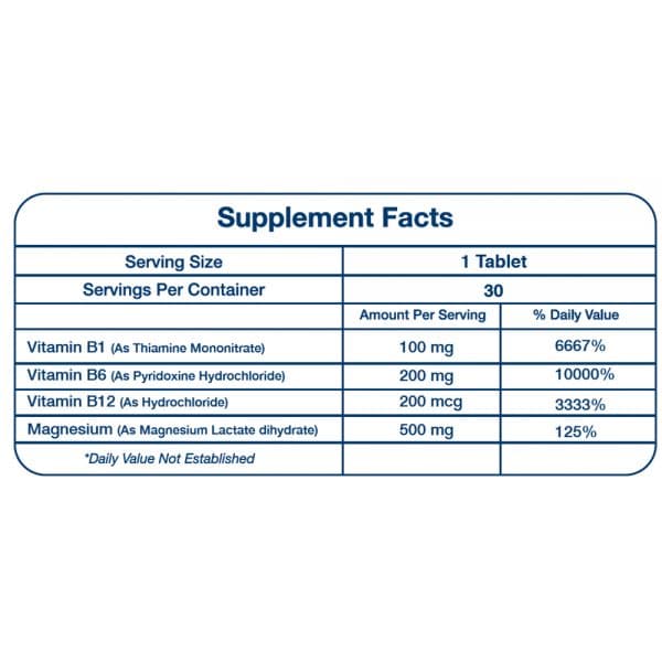 Magnemed supplement facts